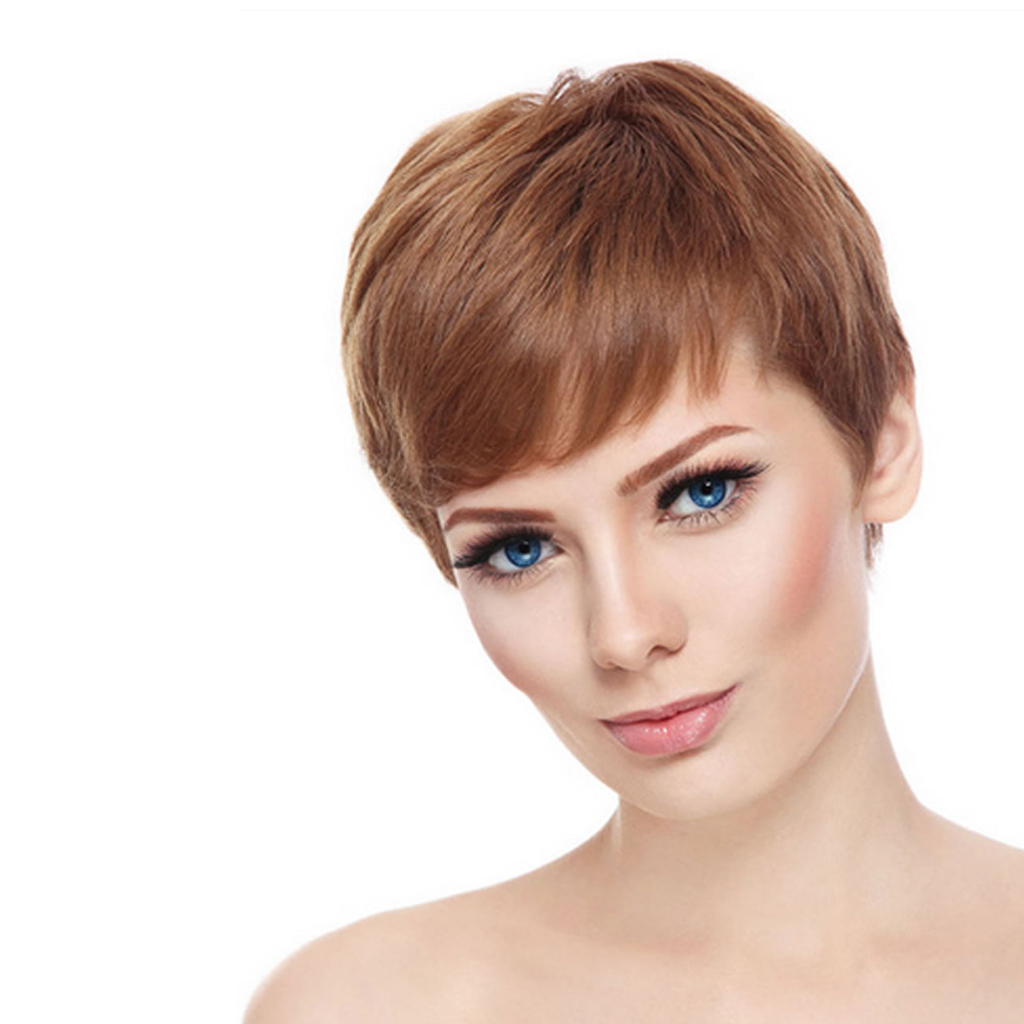 Pixie Cut for Round Faces: Flattering pixie haircut designed to complement round face shapes