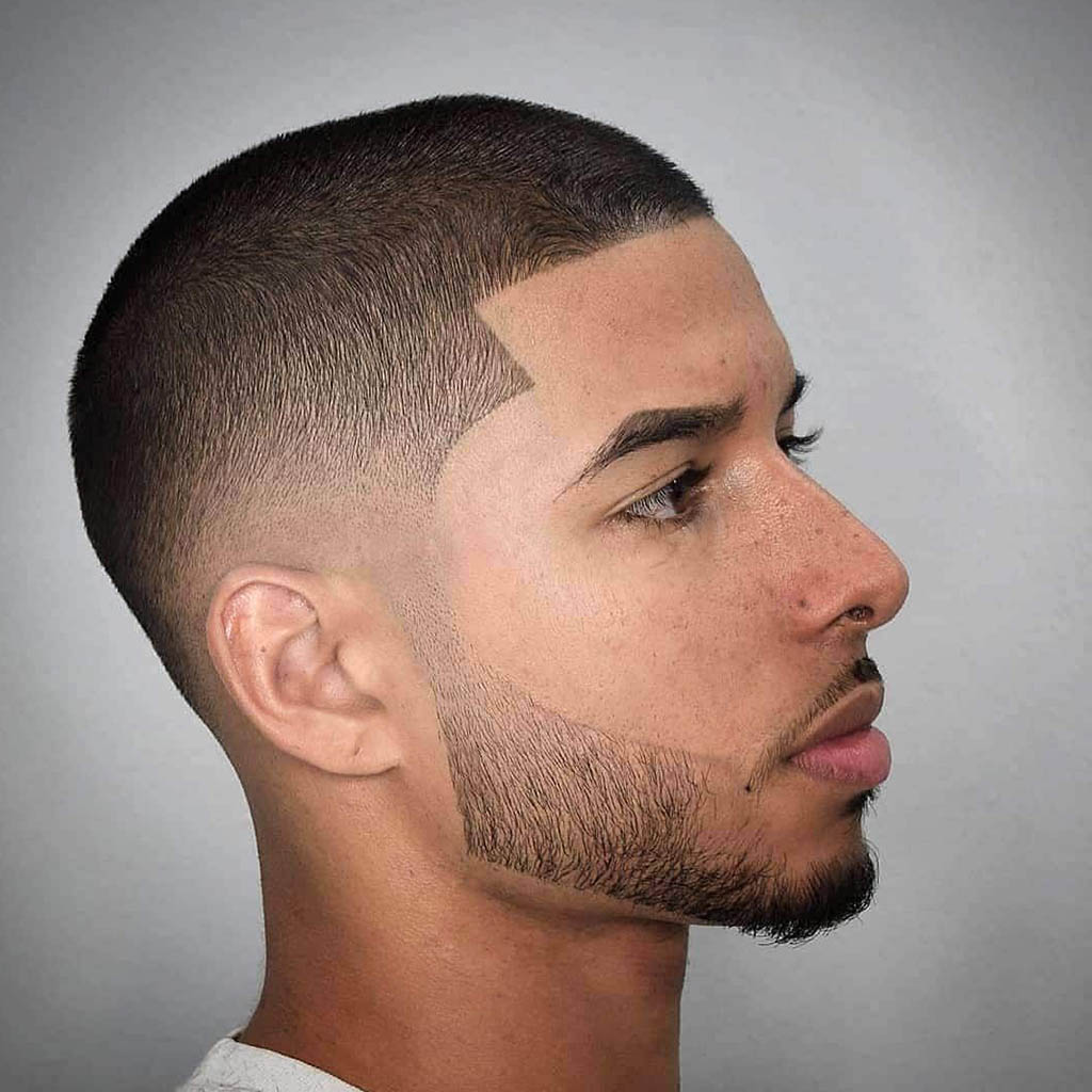 Clean and modern buzzed crop hairstyle for men