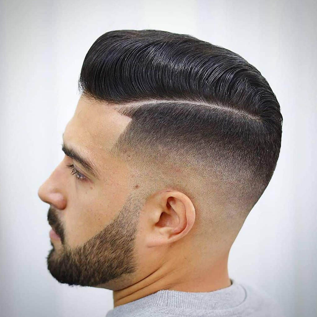 High Fade Pompadour for a Sharp and Stylish Look Men Hair Style