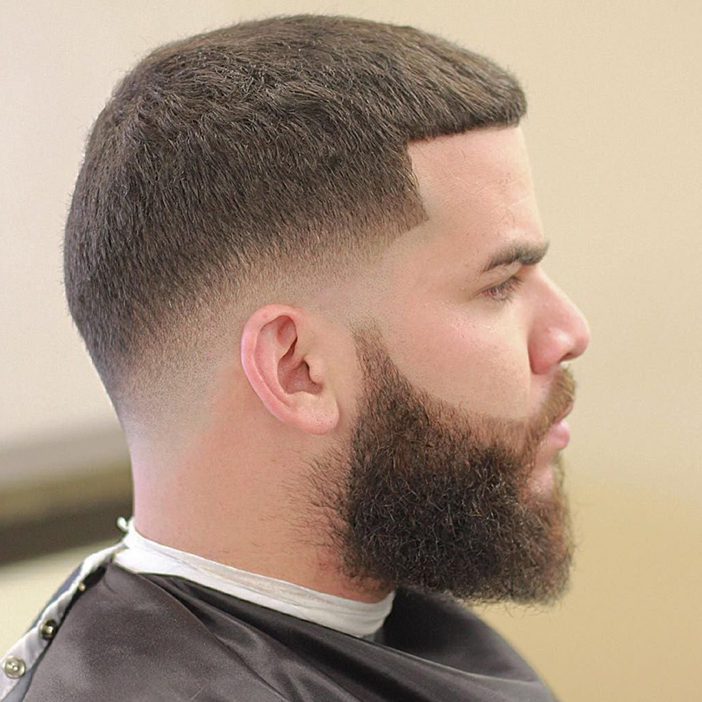 The Low Bald Fade - A clean and close-cut fade that starts low.