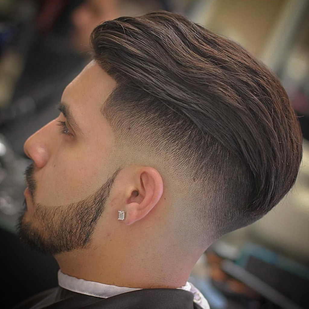 The Undercut Skin Fade - A seamless skin fade paired with an undercut.