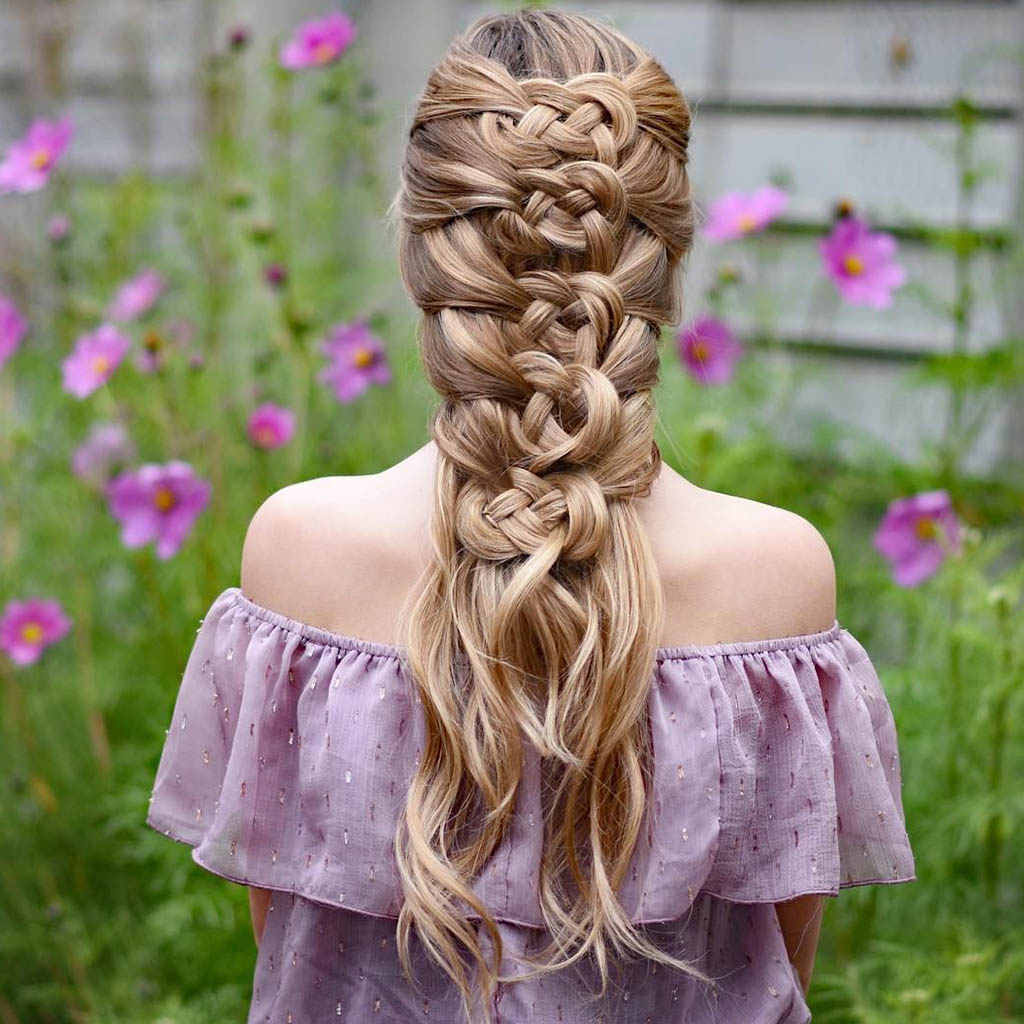 Intricate Celtic Knot Braids Hairstyles