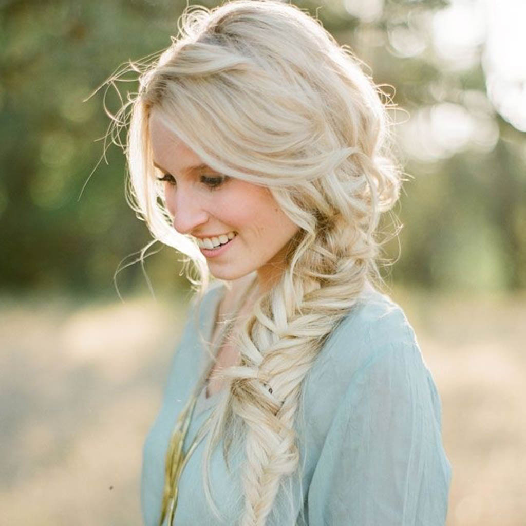 Messy Side Braid Hairstyle