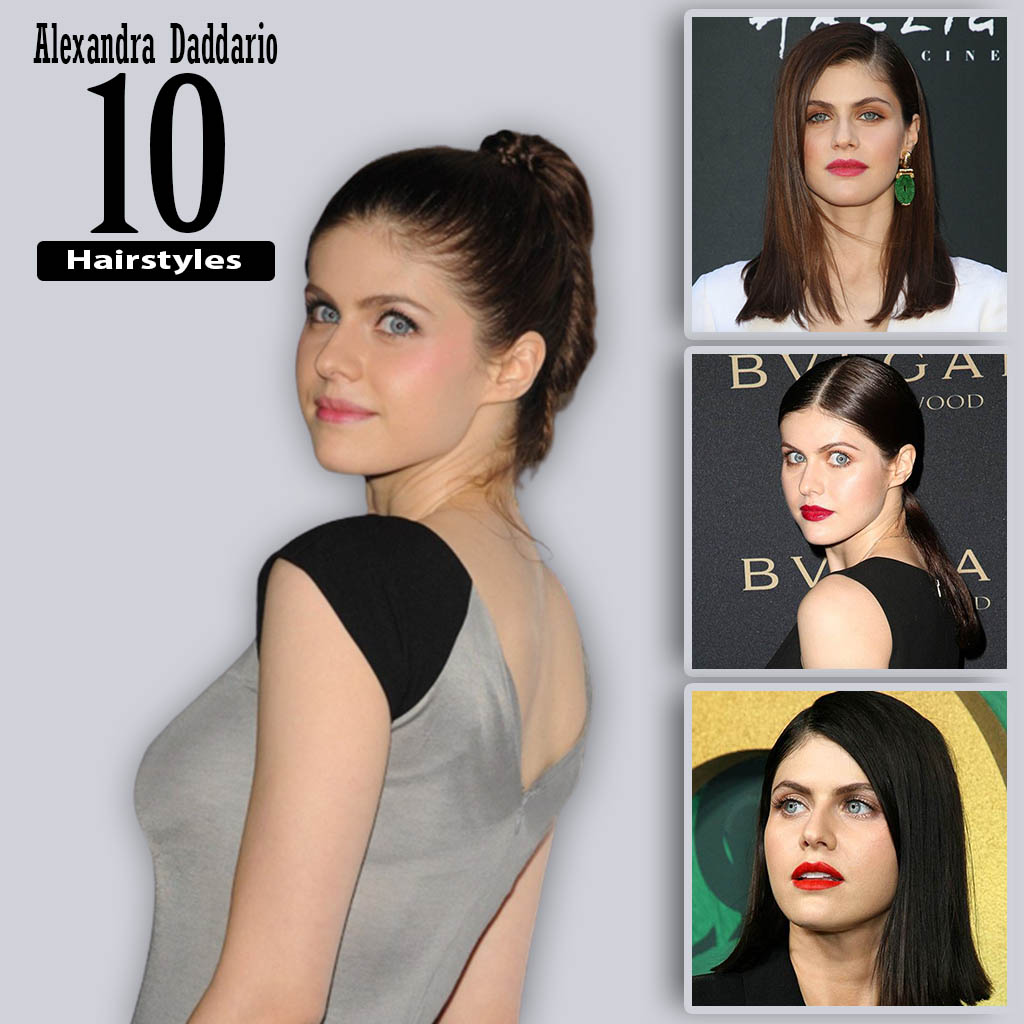 Diverse Alexandra Daddario Showcasing Gorgeous Hairstyles for Every Occasion